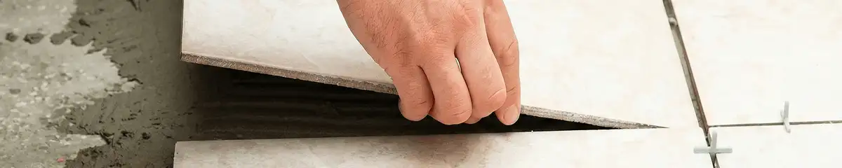 Professional installing ceramic tile floors in Denver, CO