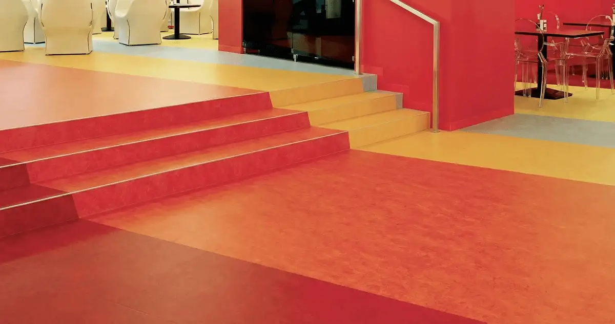 Snack bar with beautiful professionally installed linoleum flooring in Denver, CO